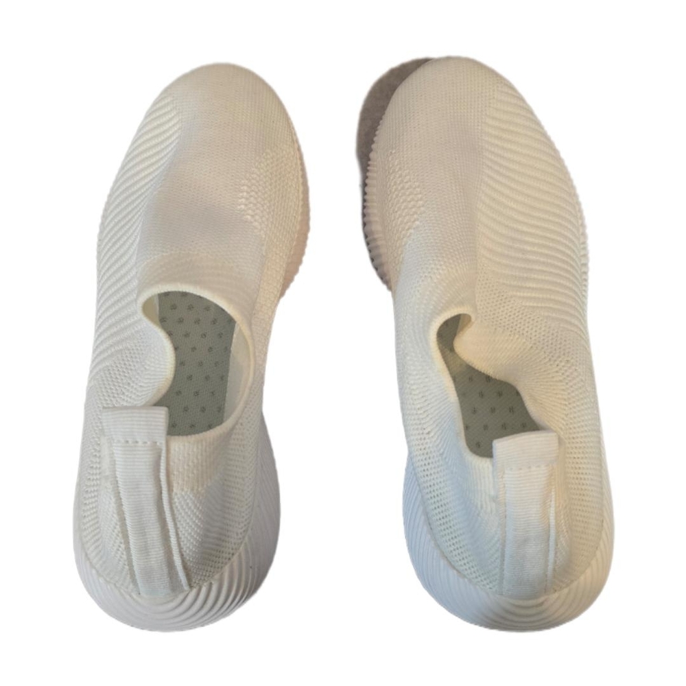 Kids White Slip-On Shoes